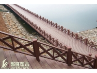 江苏南京秦淮河塑木栈道 | 秦淮河综合整治堤防工程